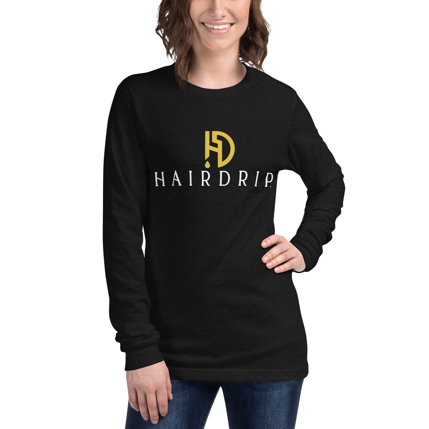 Hair Drip Unisex Long Sleeve Tee
